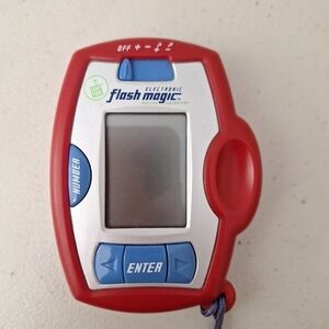 Vintage 2003 Leap Frog Electronic Flash Magic Addiction and Subtraction Game